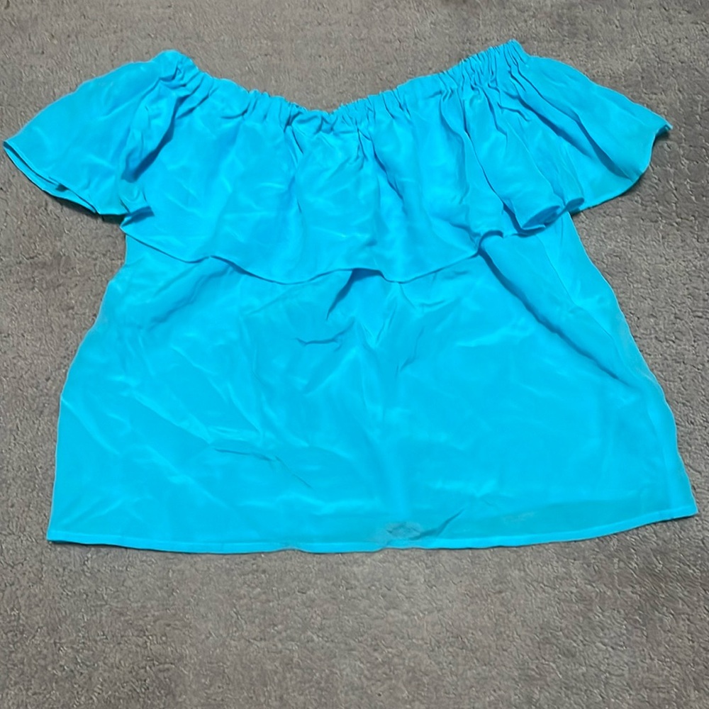 NWOT YUMI KIM OFF THE SHOULDER SILK TOP